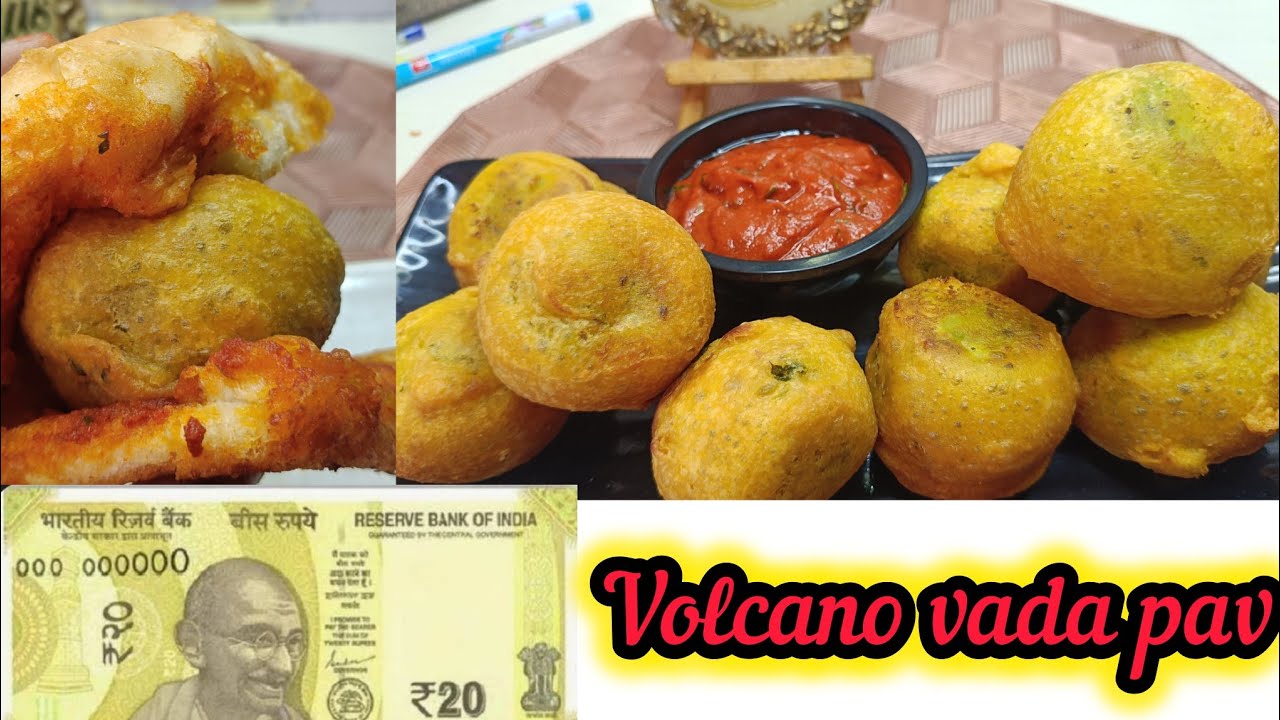 Vada pav | volcano vada pav | Surat special vada pav | Aalu vada | @Rukus_kitchen 