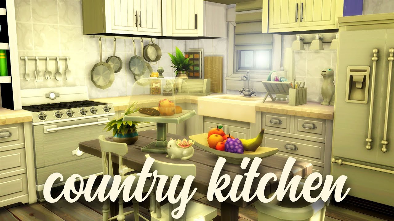 Country Kitchen // Sims 4 Room Build