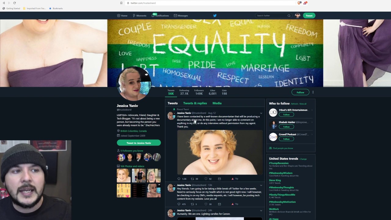 Blaire White Allegedly DOXXED by 'Wax The Balls' Jessica Yaniv