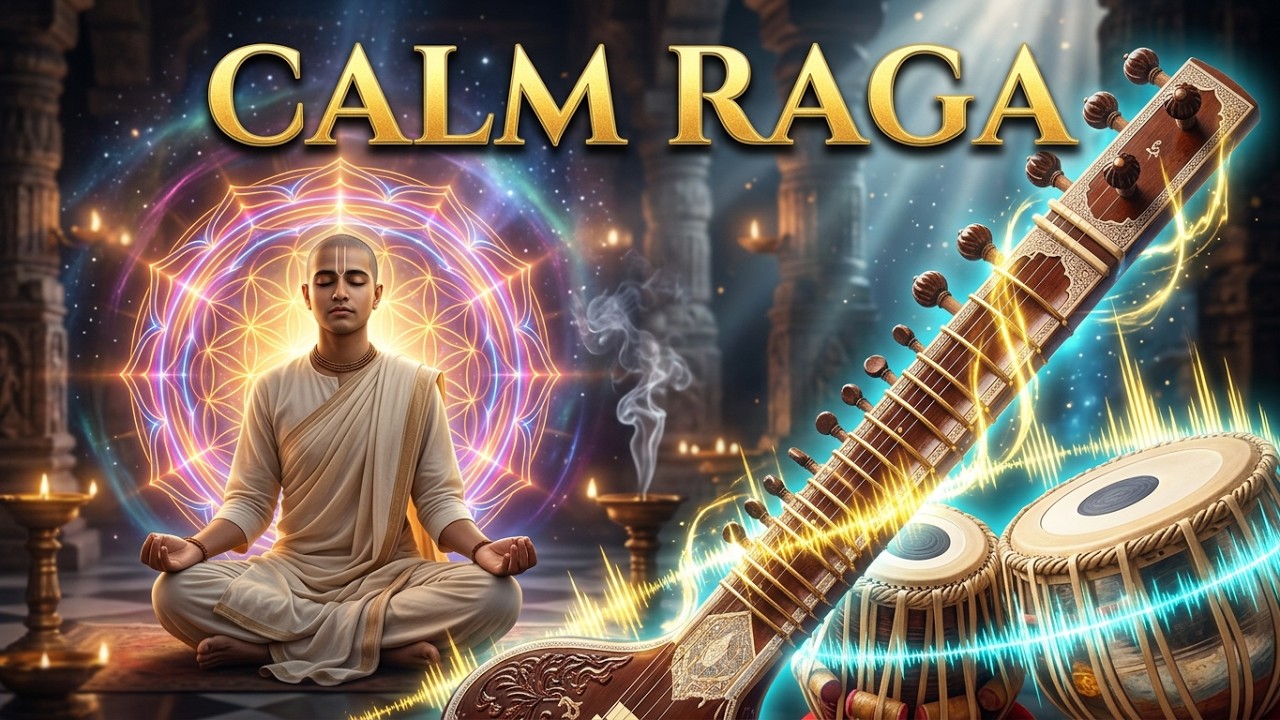 Indian Raga • Calming Sitar & Tabla | Peaceful Temple Vibes