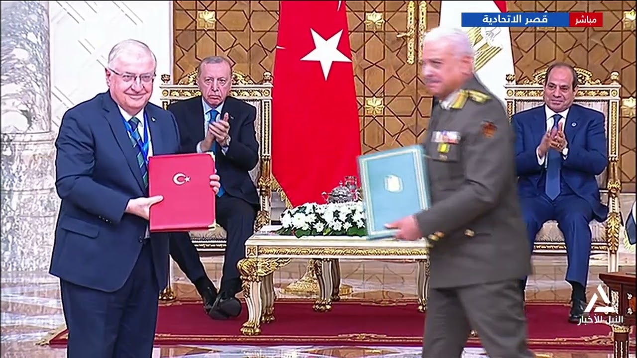 الرئيس السيسى ونظيره التركى يشهدان التوقيع على عدد من مذكرات التفاهم لتعزيز التعاون المشترك