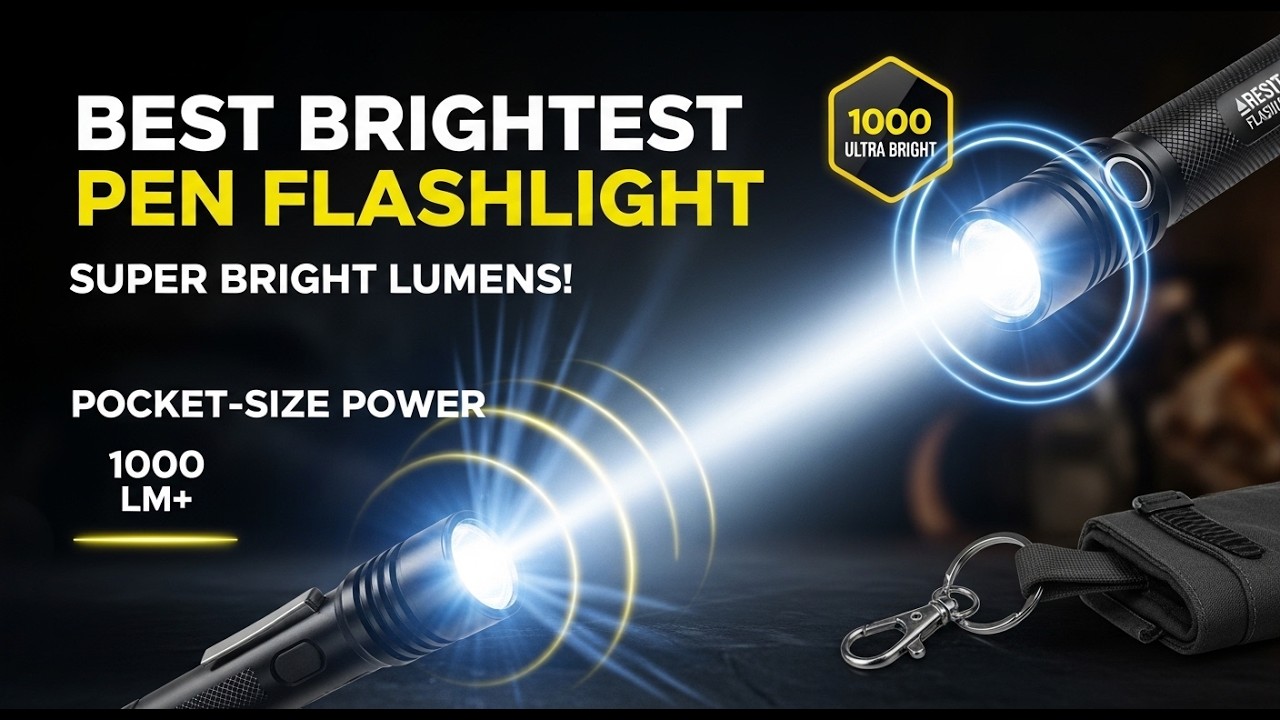 TOP 5 Best Brightest Pen Flashlight 2026 | Brightest Pen Flashlights That Defy Physics