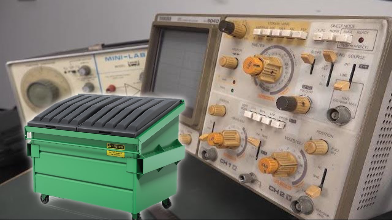 EEVblog 1716 - University Dumpster Diving: Kikusui Oscilloscope