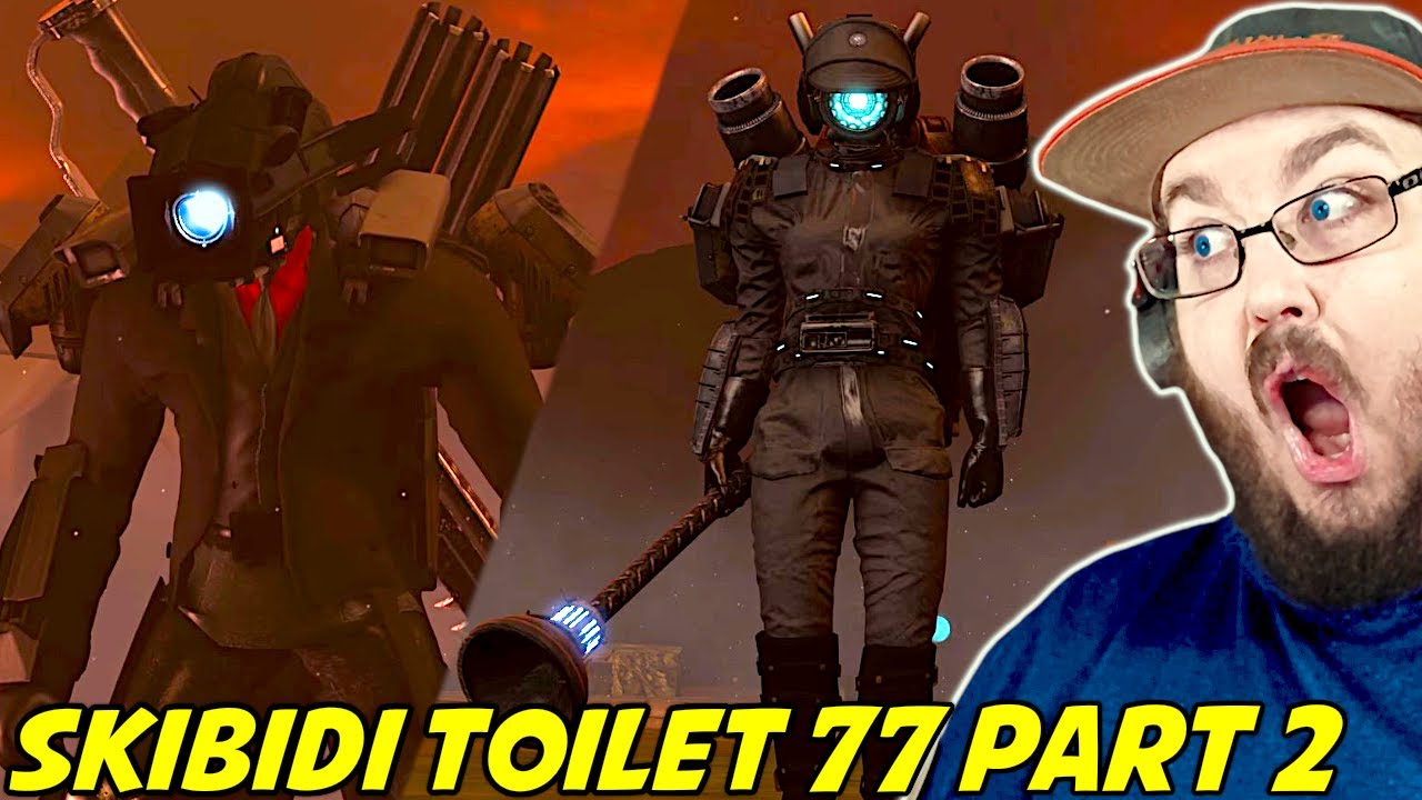skibidi toilet 77 (part 2) REACTION!!! SKIBIDI TOILET VS NEW UPGRADED CAMERA WOMEN & ARMY!