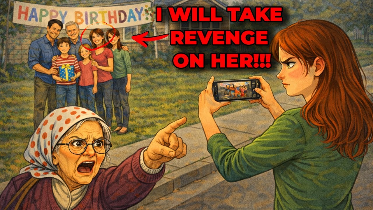 On My Son's Birthday. She Told Me To Go Take A Family Photo. A Family Photo With My Son...