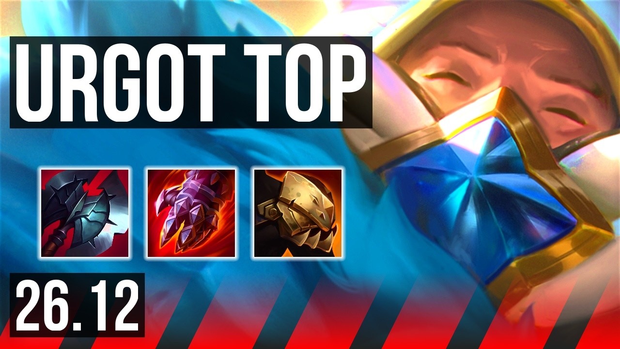 URGOT vs DARIUS (TOP) | Stormraider's Surge, Good KDA: 12/1/7 | NA Master | 26.12