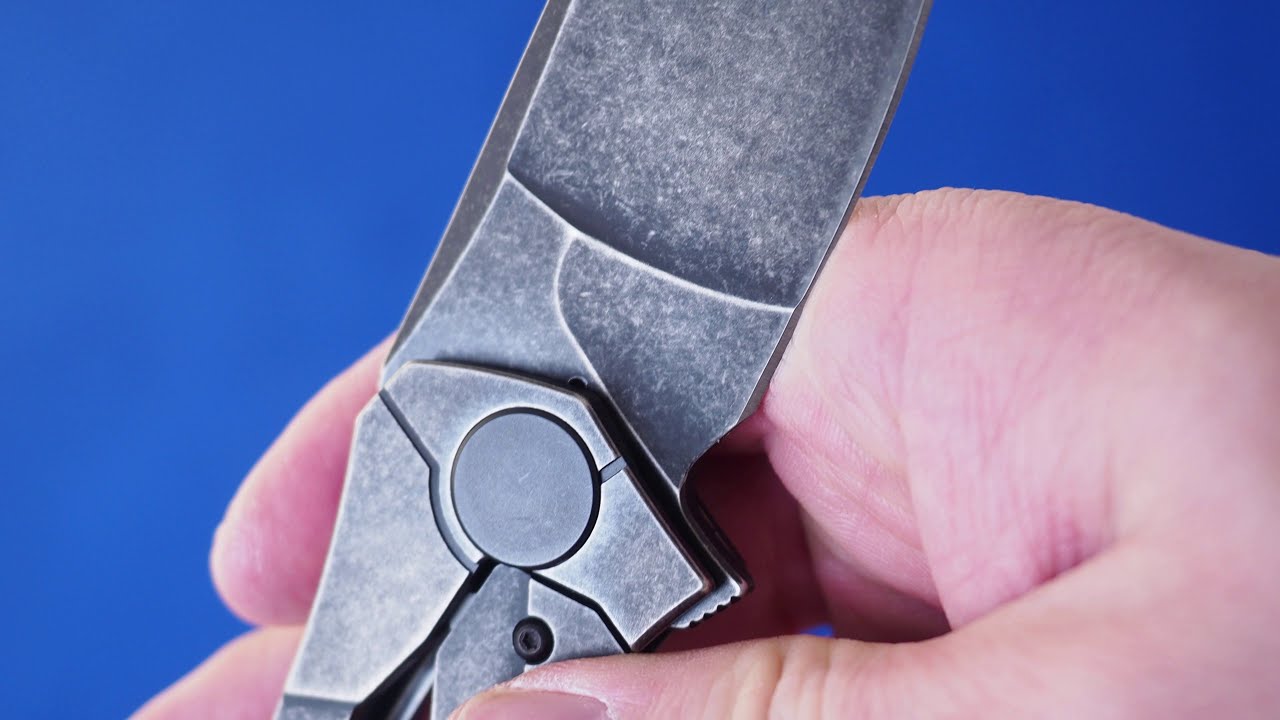 Нож Ратата BLK CKF (Коныгин, М390, титан, подшипники)