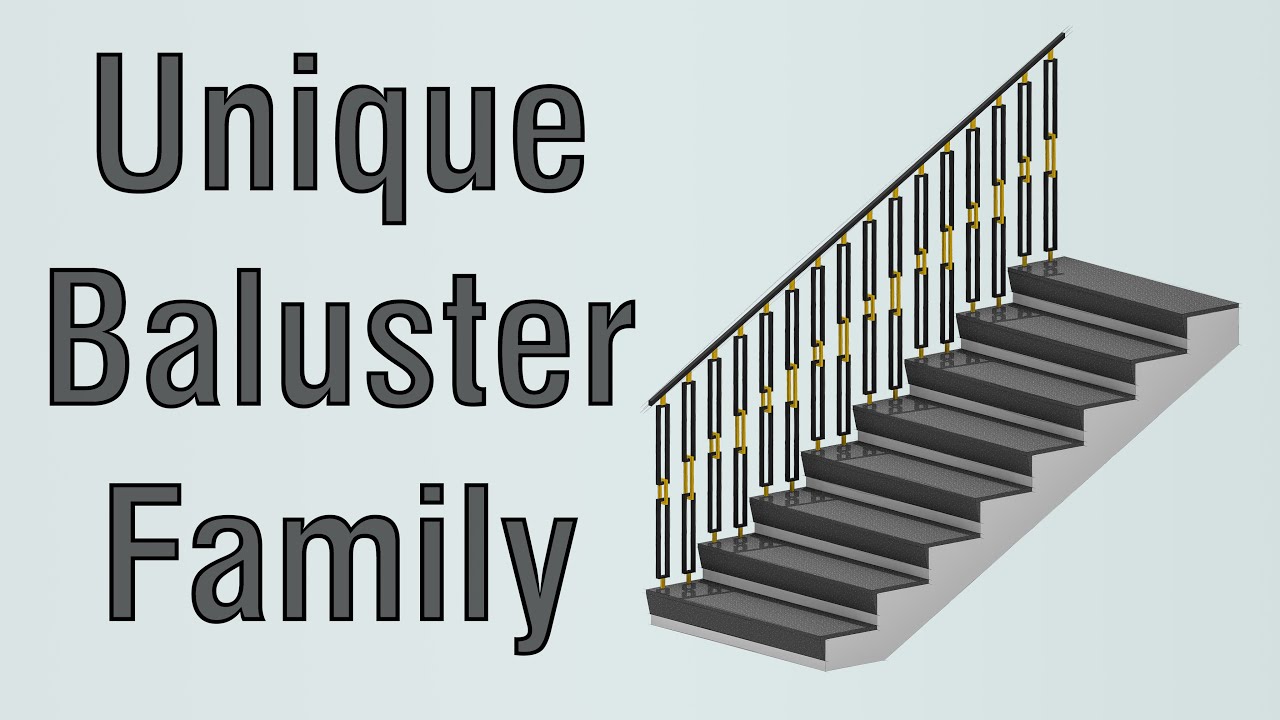 How to Model Baluster Family for Railings in Revit 2024 #revit