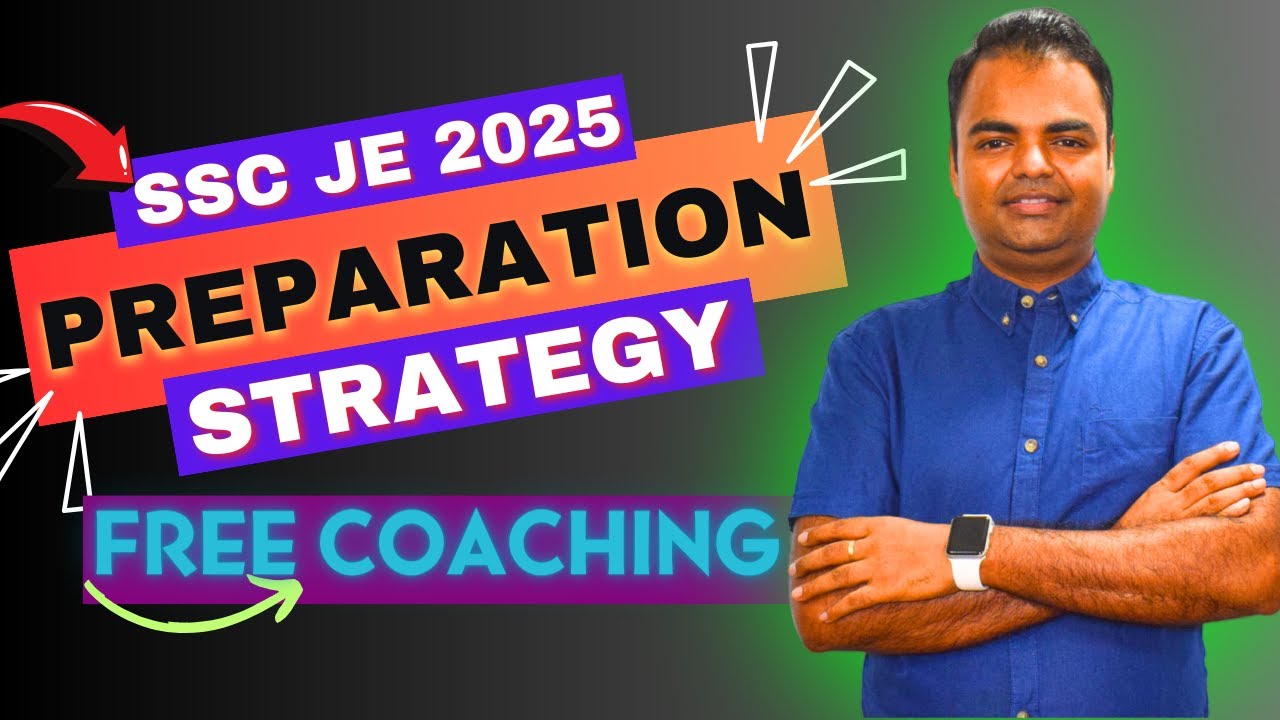 SSC JE 2025/2024 Preparation Strategy Syllabus Salary Topper Strategy, Best Books, Test Series