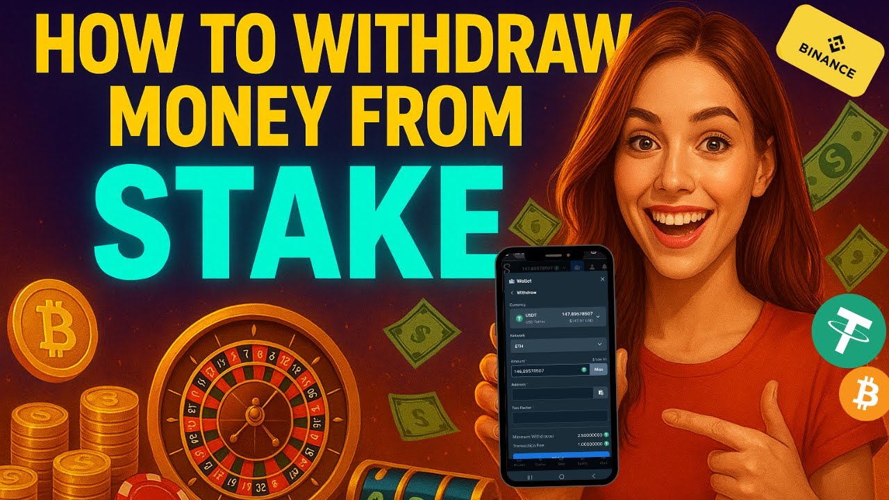 How to Withdraw Money from Stake 💰 Stake USDT Withdrawal | Stake Withdrawal India (Crypto, Binance)