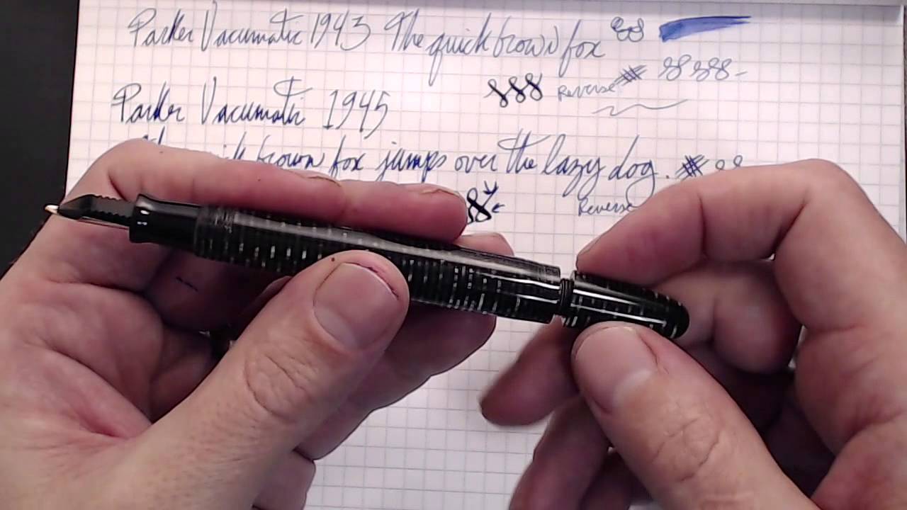 Vintage Parker Vacumatic Showcase