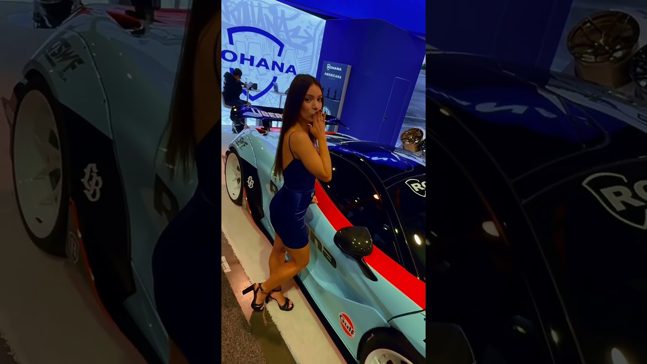 exotic Sema models and cars at sema 2024. #Sema. #Sema2024 #AMSTv #AudioMotorsports. ￼