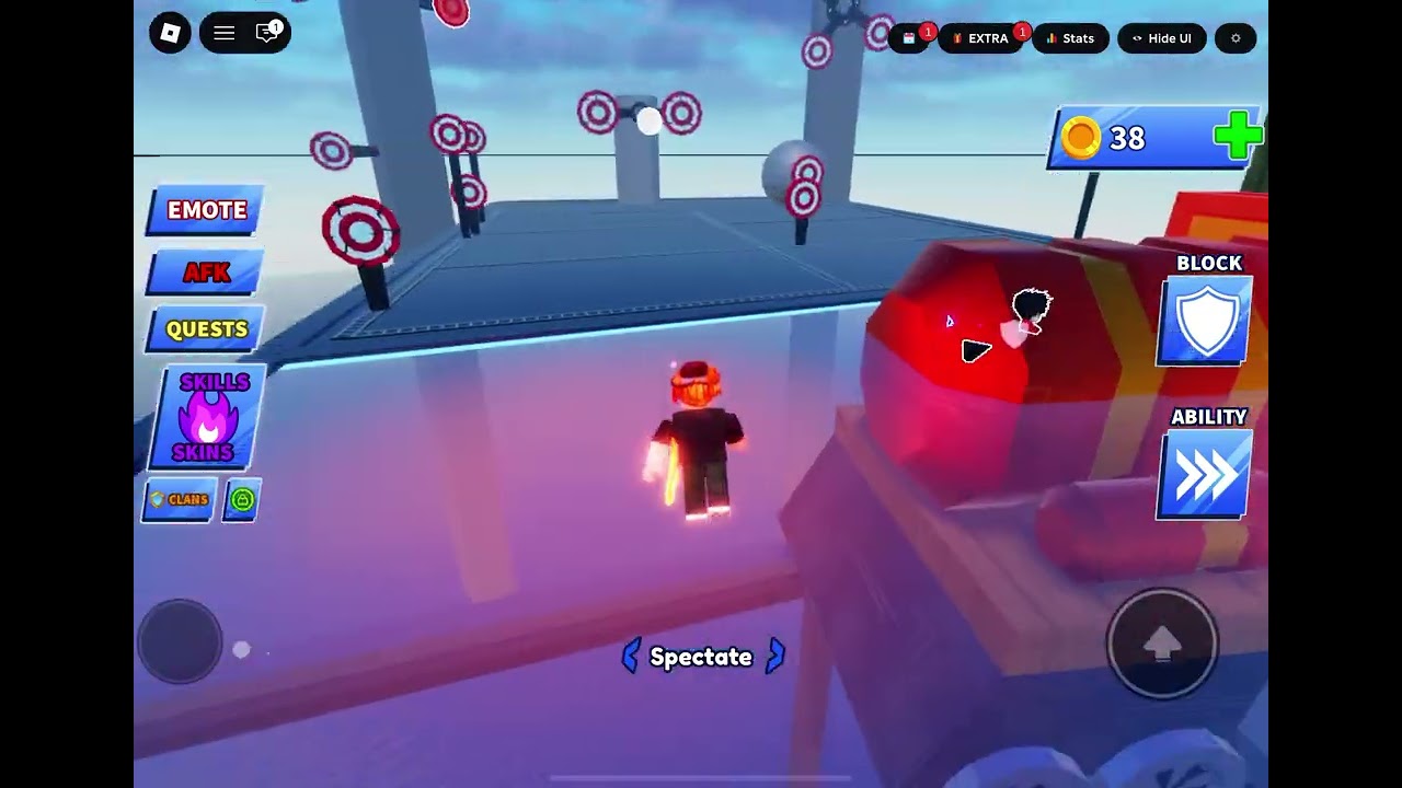 Playing Blade ball