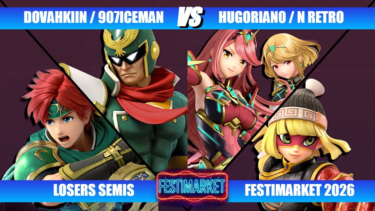 Festimarket 2026 Dobles - Losers Semis - Hugorian0 / N Retro vs Dovahkiin / 907Iceman