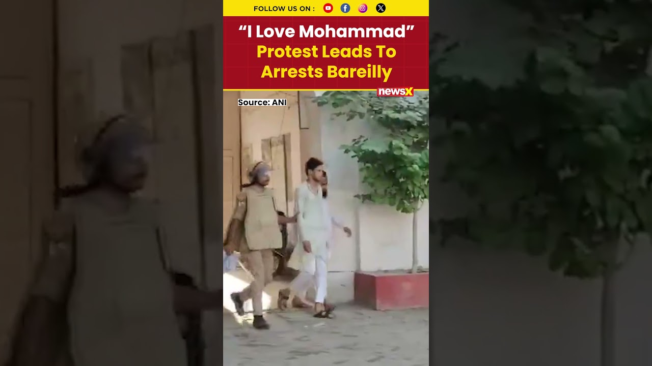 Bareilly Police Detain Protestors During &ldquo;I Love Mohammad&rdquo; Campaign Demonstration