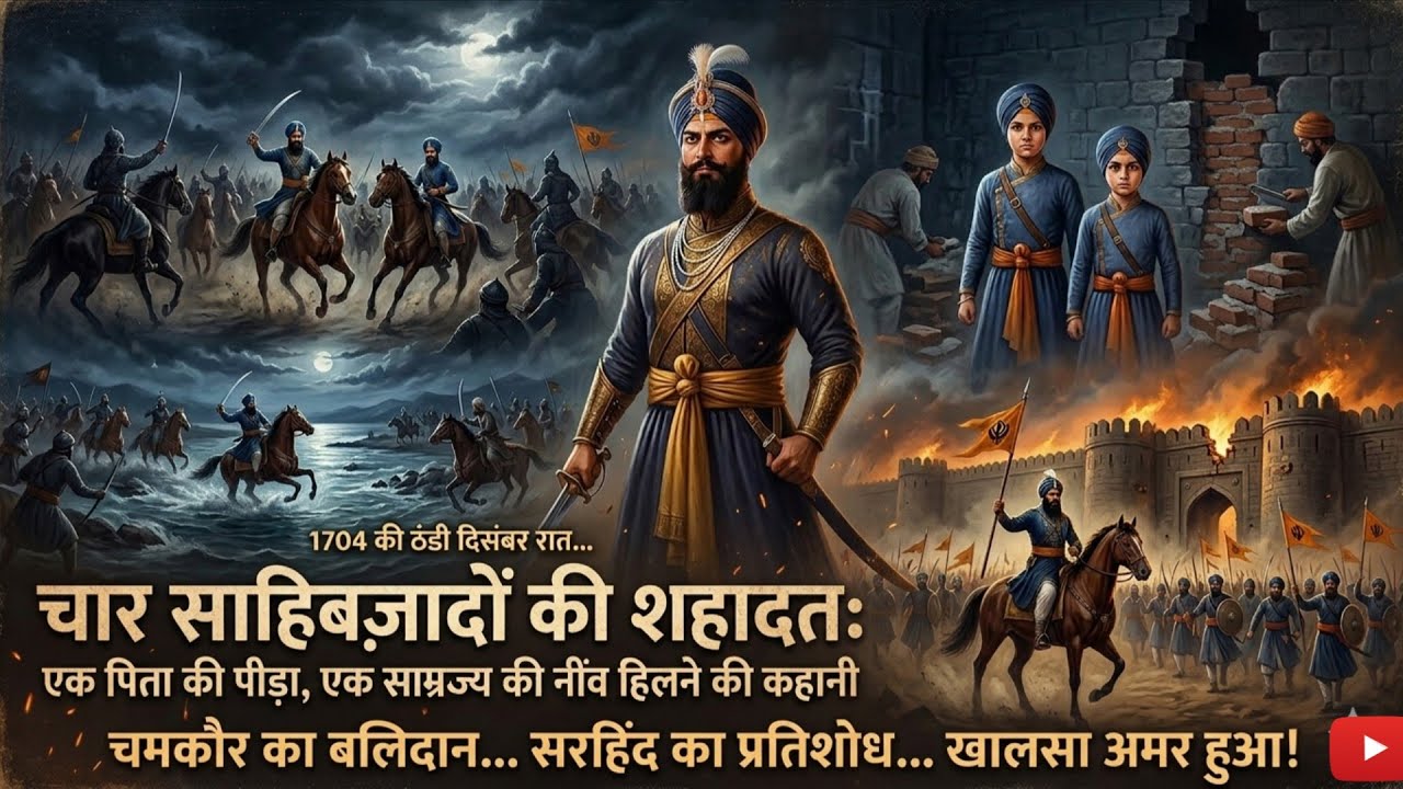 Guru Govind Singh vs Aurangjeb 👈। Real story 🤔। 4 sahibjado ka balidan😭 । #gurugobindsingh 