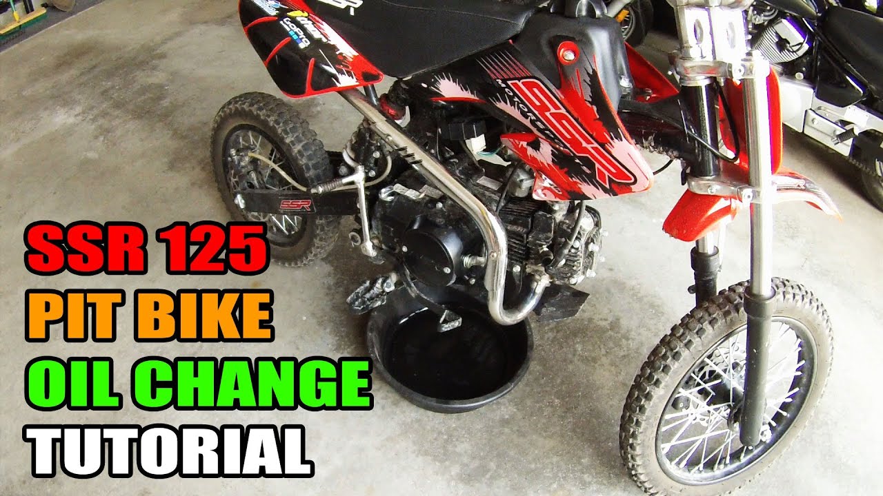 SSR 125 Pit Bike Oil Change Tutorial