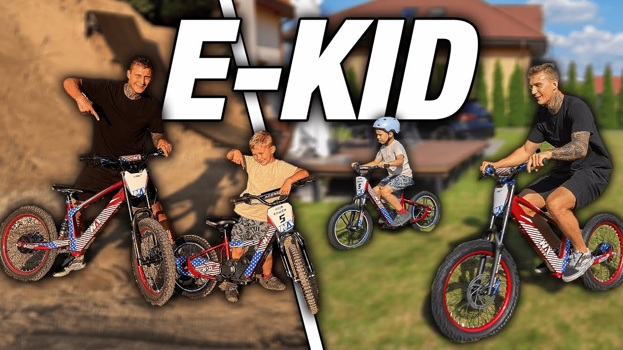 E-KIDOS czyli NOWY MINI E-BIKE MAKSIA 🔥 I MINI E-BIKE TATY 🔥