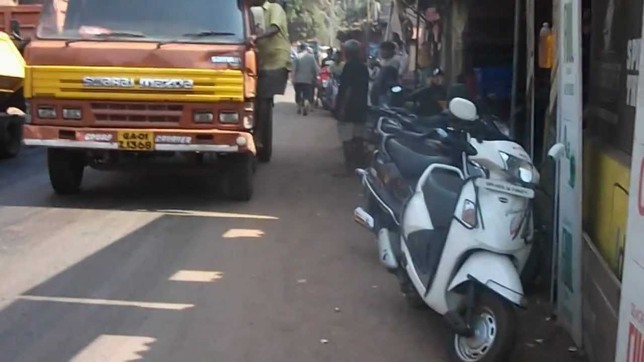Roadworks in Calangute