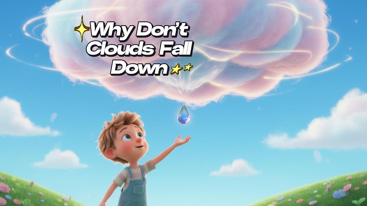 Why Don’t Clouds Fall Down? ☁️ The Floating Sky Secret Explained for Kids!