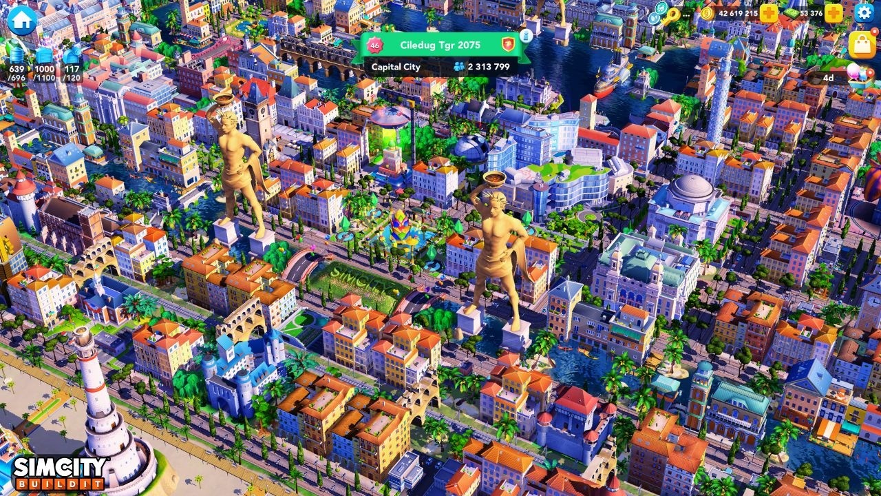 ASLI GILEEE DESIGNYA REVIEW DESIGN KOTA EROPA | KOTA CILEDUG TGR  2075 | SIMCITY BUILDIT