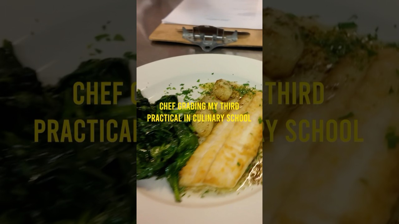 Chef grading my third exam