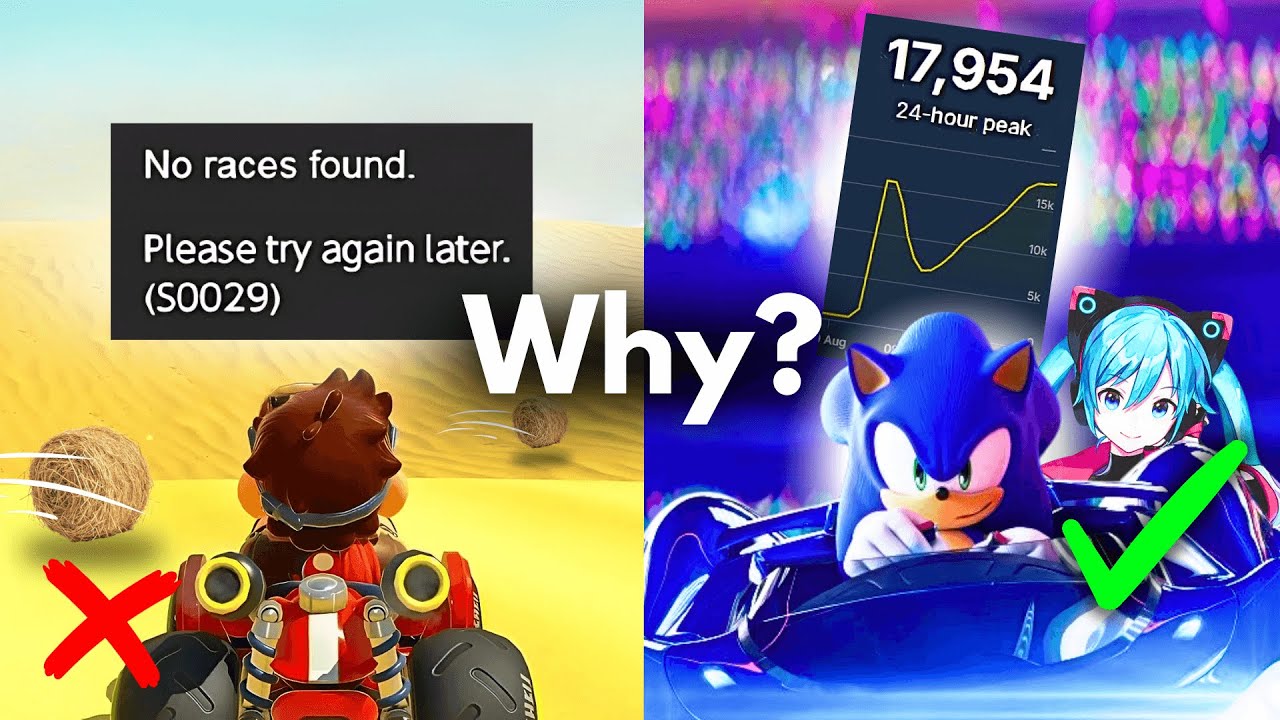 Why Everyone is Quitting Mario Kart to Play Sonic?