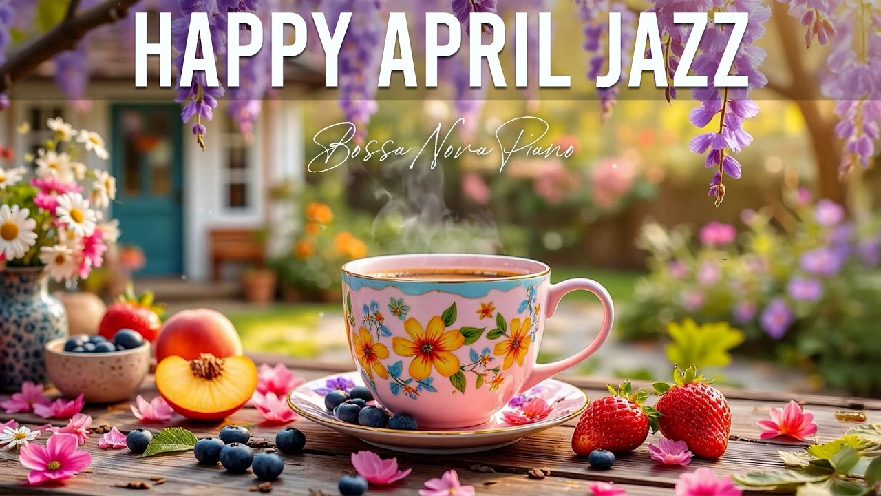 Happy April Jazz ~ Spring Morning Jazz Cafe & Exquisite Bossa Nova Instrumental for Energy the Day