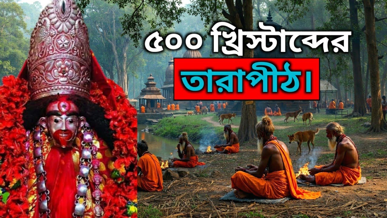১৫০০ বছর আগে তারাপীঠের প্রাচীন ইতিহাস। #tarapithtemple #mysteriousworldasim