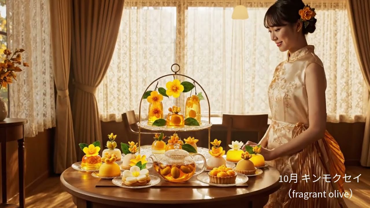 【ASMR】あなたの誕生月はどれ？💐癒しの誕生花アフタヌーンティーで心がとろける至福の時間☕✨