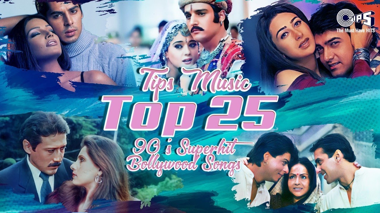TIPS Music Top 25 | 90’s Superhit Bollywood Songs | Romantic & Evergreen Hits | Audio Jukebox
