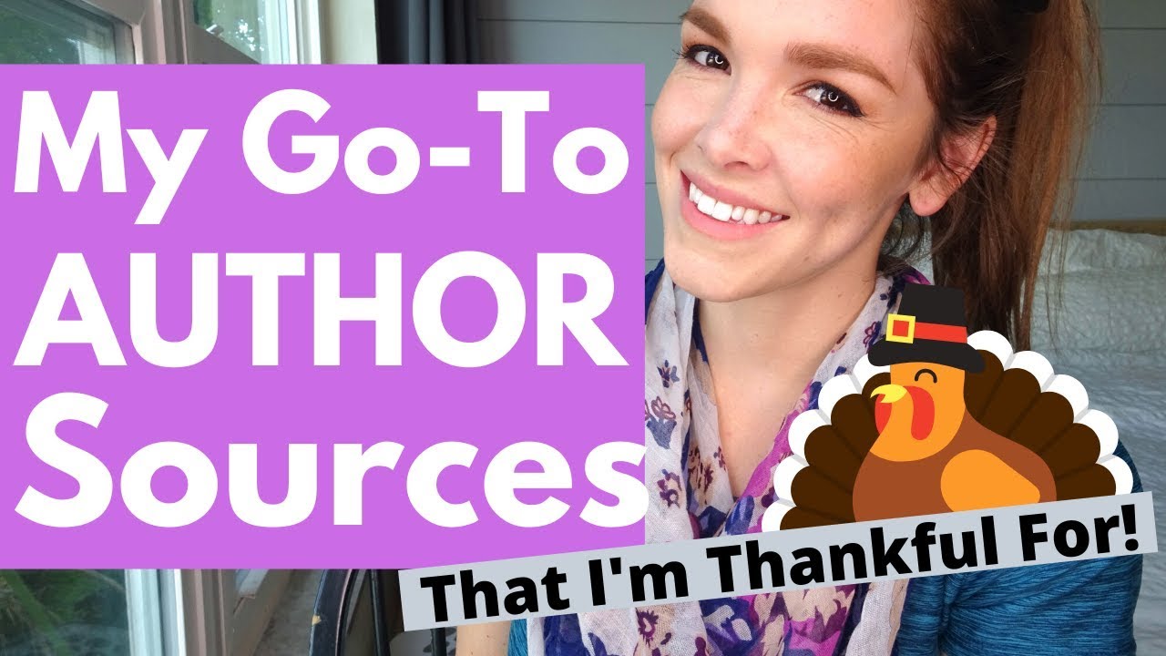 Writing Resources I'm Thankful For | Author Tips