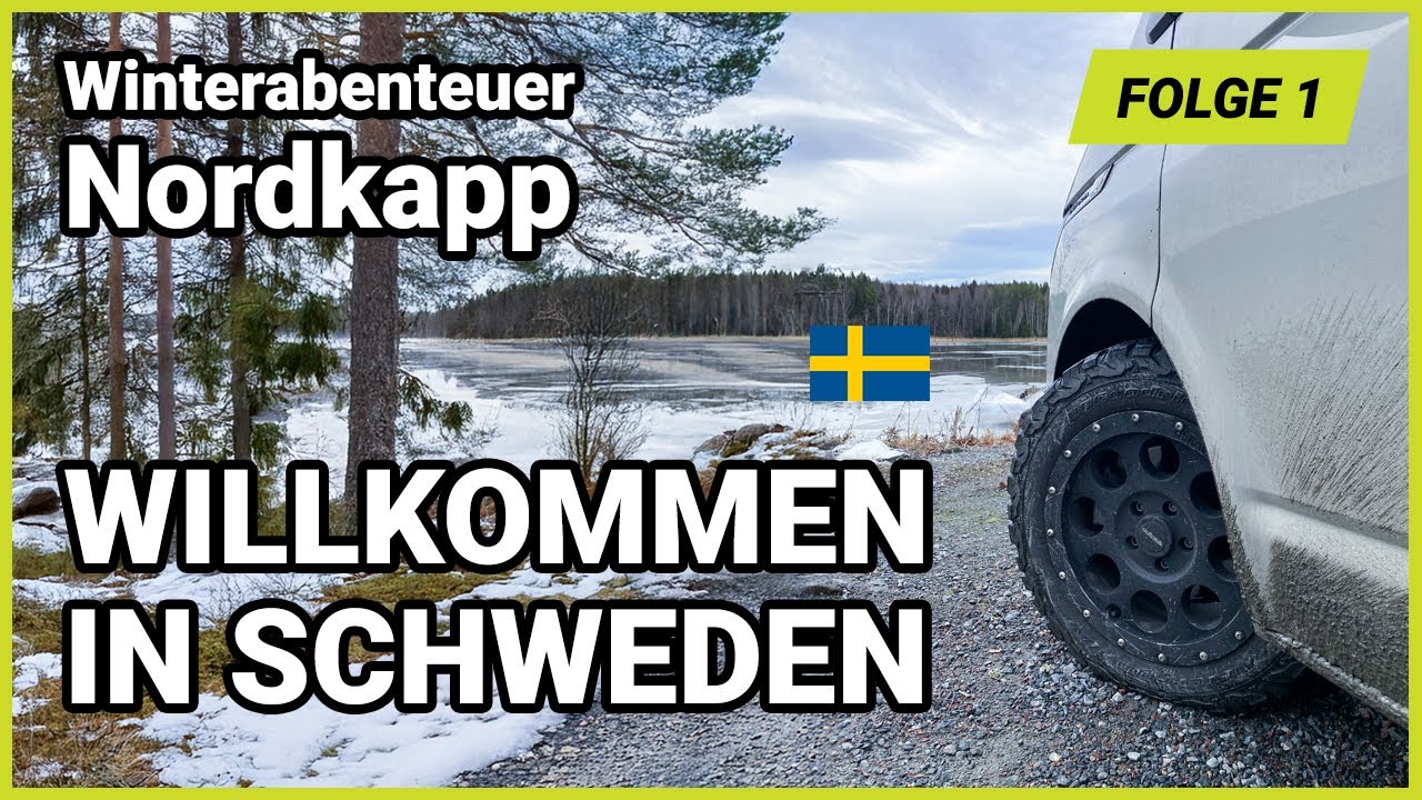 [F1] 🇸🇪 ES GEHT LOS: Süd-Schweden, Inlandsvägen | Winterabenteuer NORDKAPP