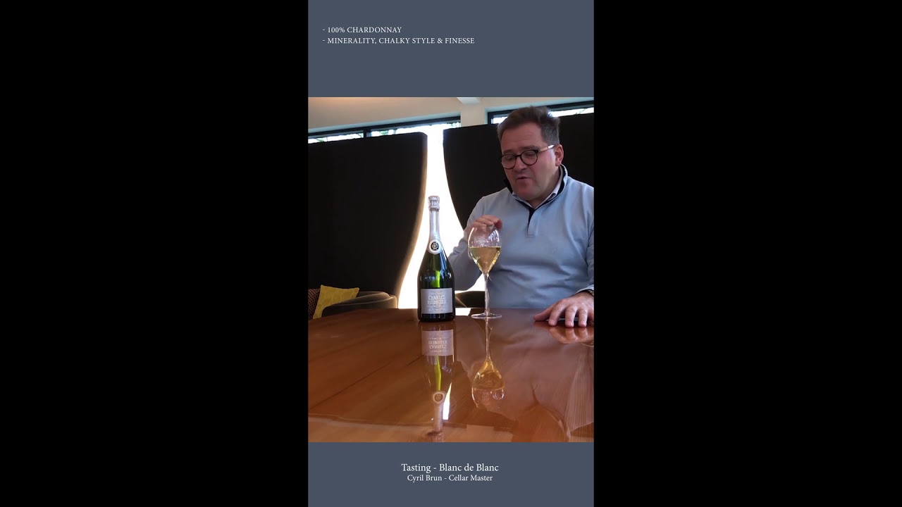 Charles Heidsieck Chef de Cave, Cyril Brun Tastes the Blanc de Blancs