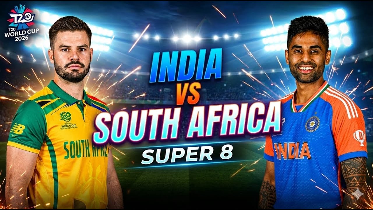 India vs South Africa Super 8 | T20 WorldCup 2026