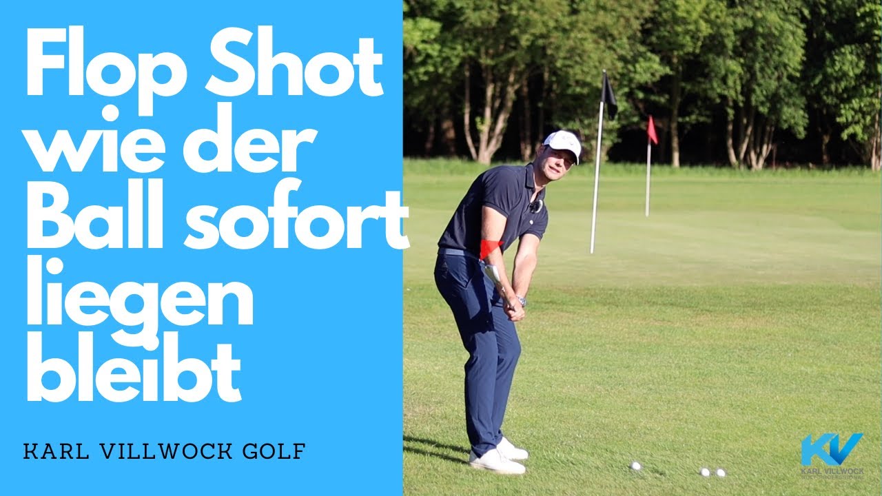 Der Flop Shot im Golf I Der hohe Annäherungsschlag der sofort liegen bleibt