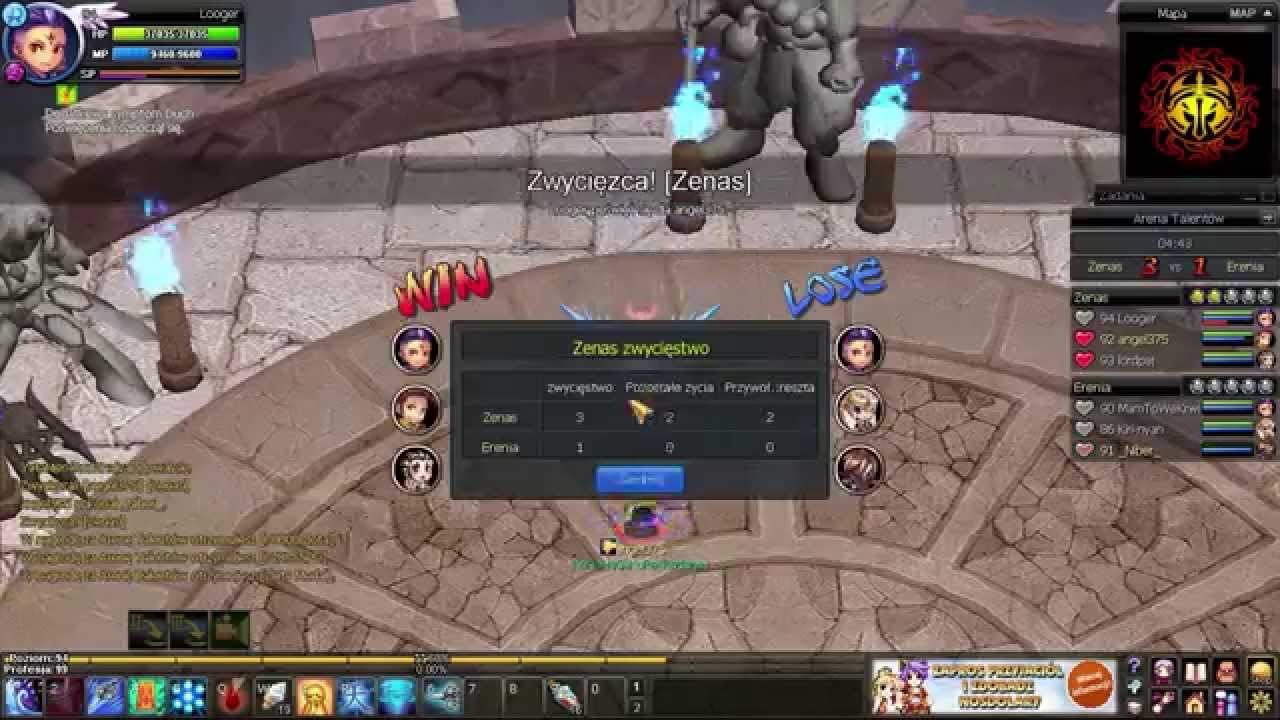 NosTale.PL Looger vs. Arena PVP 3 vs.3 ODC. 5