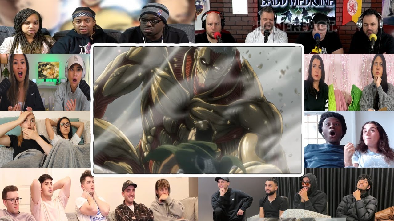 Reiner & Bertholdt Revealed Scene - Attack on Titan S2 Ep6 | Reaction Mashup