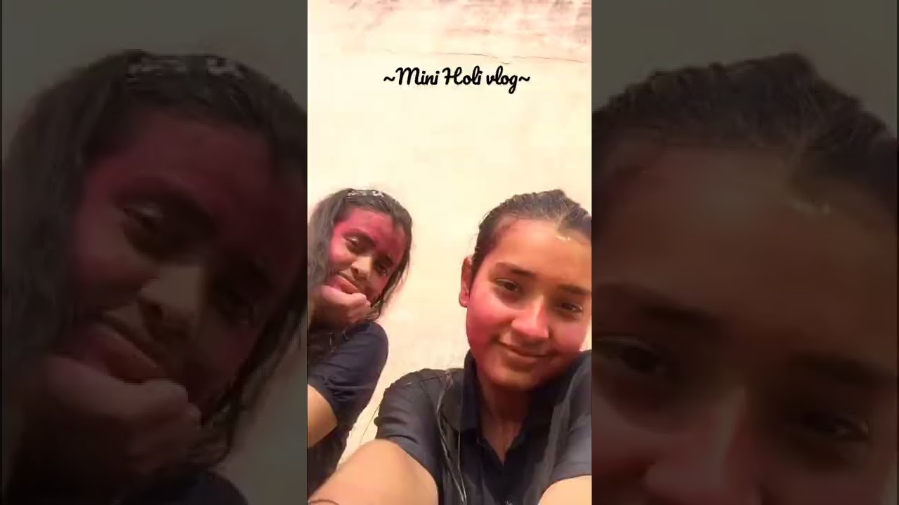 Mini holi vlog🌈