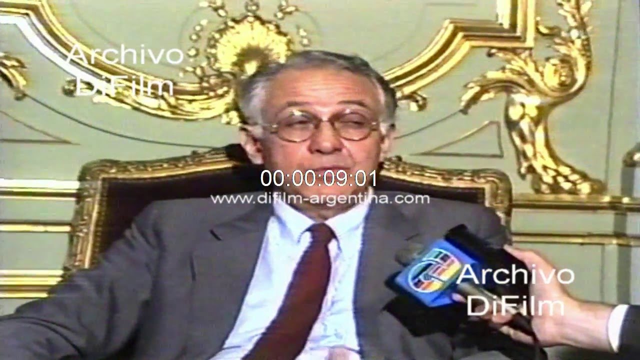 Guido Di Tella visita del presidente George Bush a la Argentina 1990