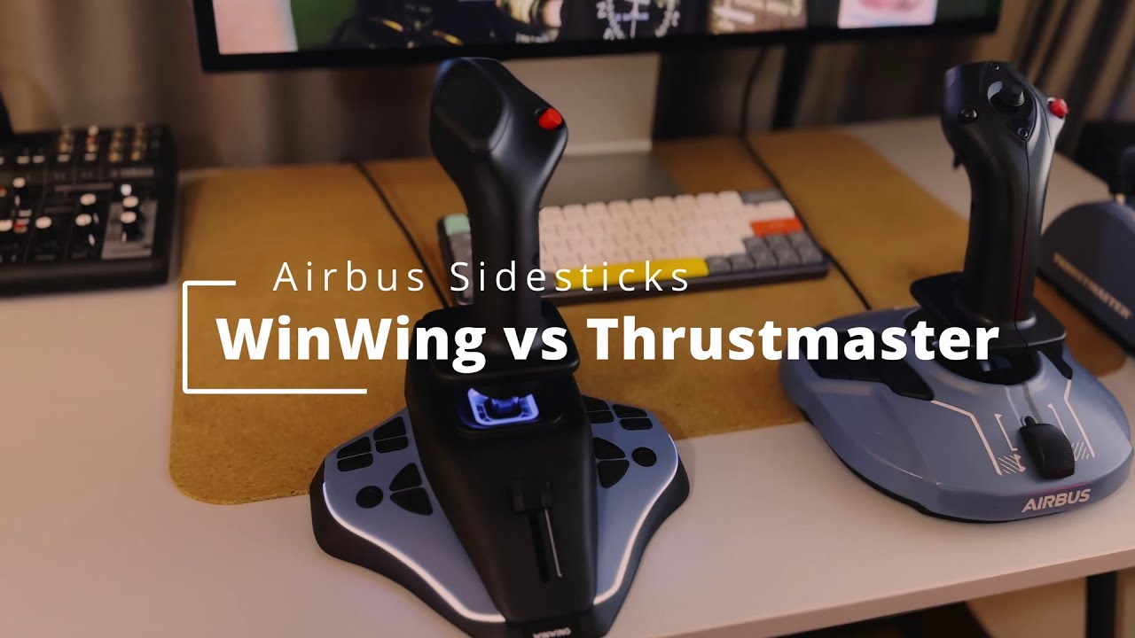 WinWing Ursa Minor vs Thrustmaster TCA - Airbus Sidesticks