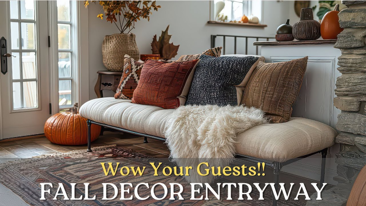 Create a Cozy Interior Design : Entryway Fall Decor 2024