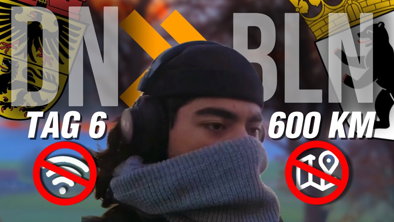 KEIN INTERNET - KEIN NAVI 📵 🗺️ | 600 KM ULTRAMARATHON DÜREN → BERLIN | Tag 6 | Murad Tagiyev