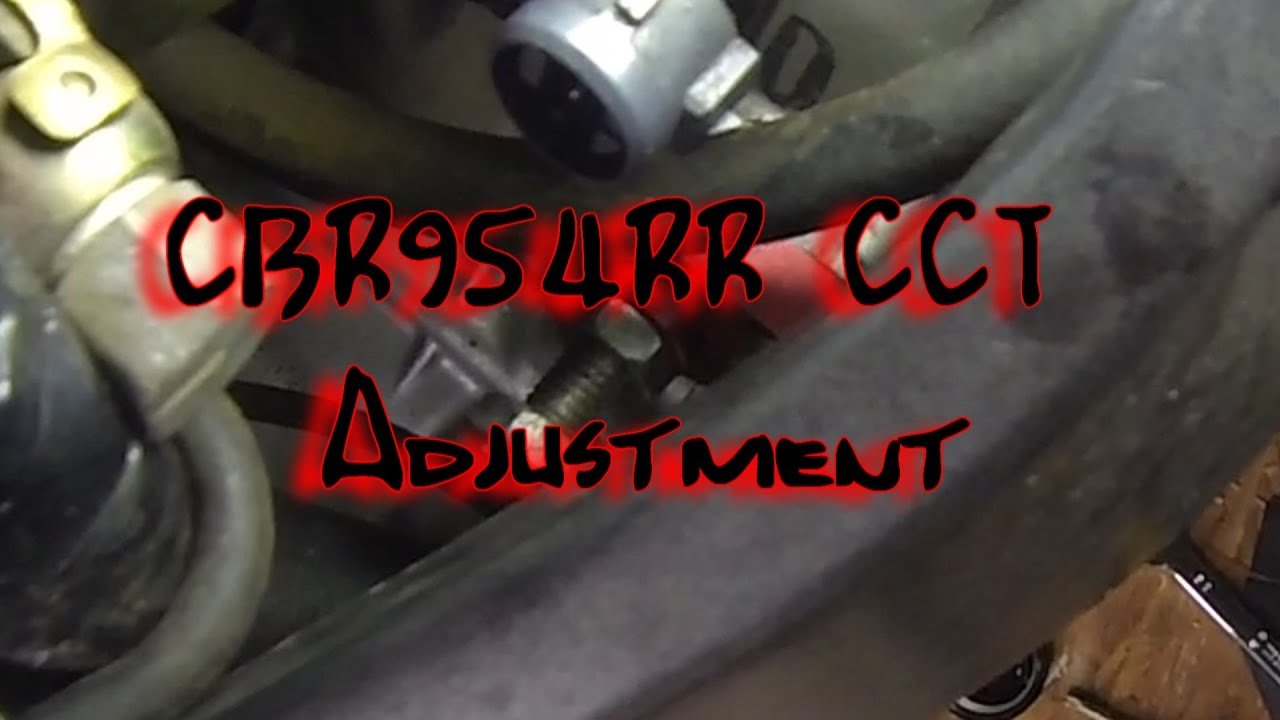 CBR954RR CCT Adjustment | A.P.E. CCT Adjustment | Doin' Stuff