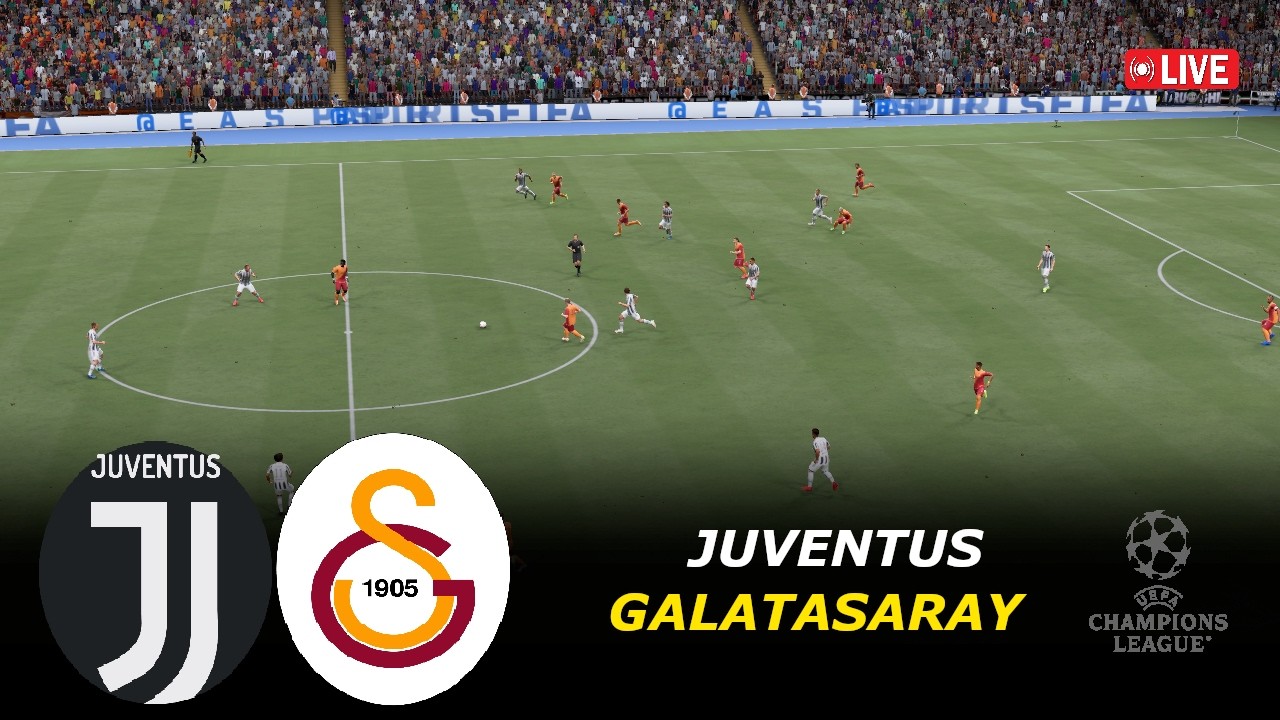 🔴Juventus vs Galatasaray LIVE | Champions League 2026 | eFootball Pes21 Simulation