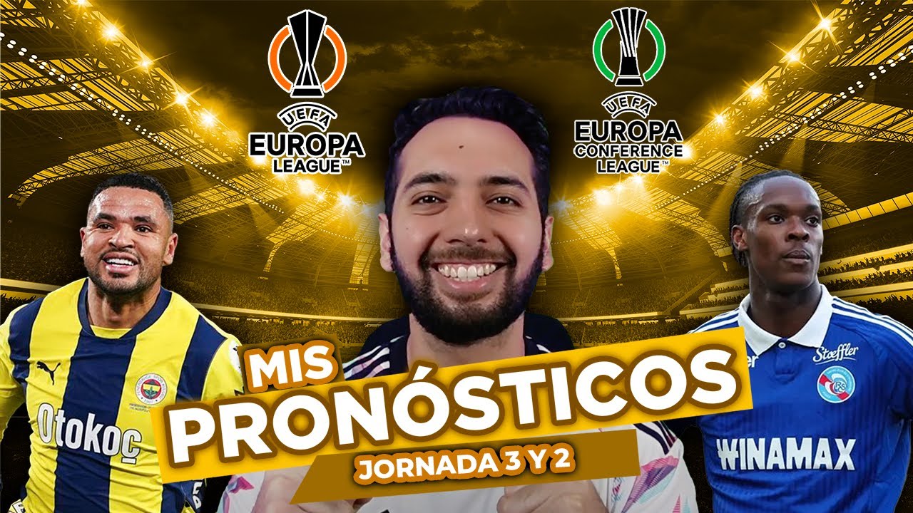PRON&Oacute;STICOS UEFA EUROPA LEAGUE| UEFA CONFERENCE LEAGUE ⚽️🏆 | APUESTAS DEPORTIVAS | FUTBOL EUROPEO