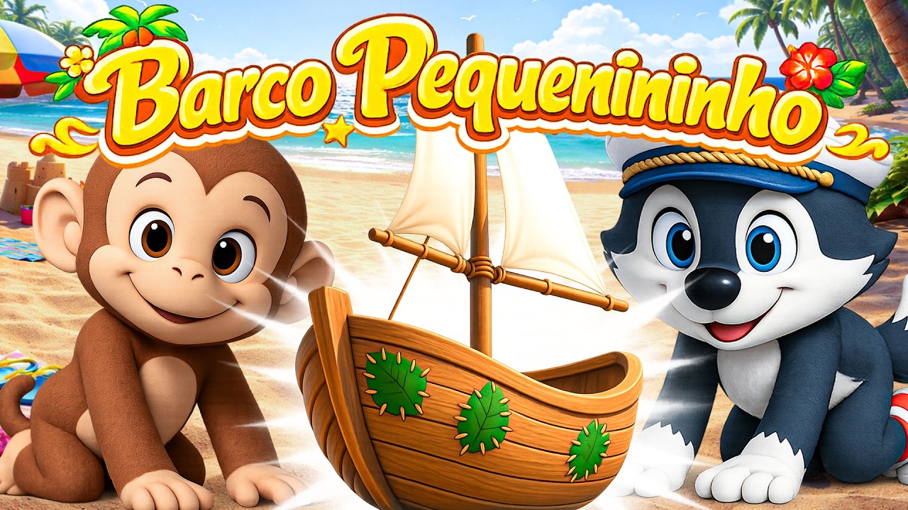 O Barquinho 🎶🚤 | Música Infantil Divertida | Percy o Lobo 🐺