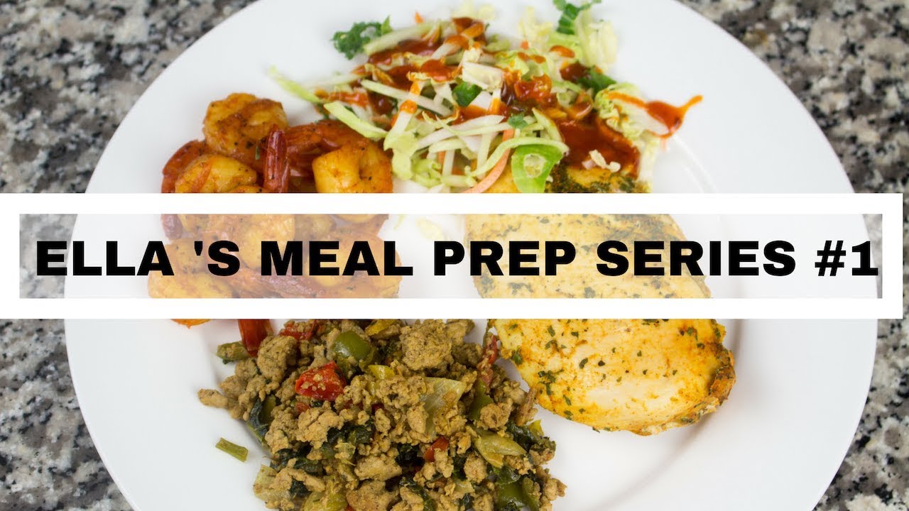 HOW TO: MEAL PREP #1 (2017)  - EXTRA LEAN TURKEY, BAKED CHICKEN BREASTS & SHRIMPS  | Emmanuela Okon