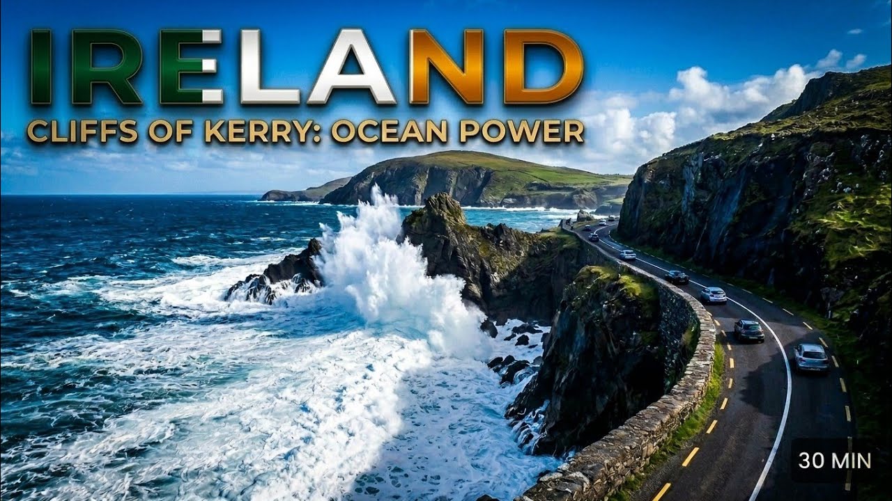 RING OF KERRY |JAK LATAĆ DRONEM NAD WODĄ|KERRY KLIFY NA RING OF KERRY Z POWIETRZA