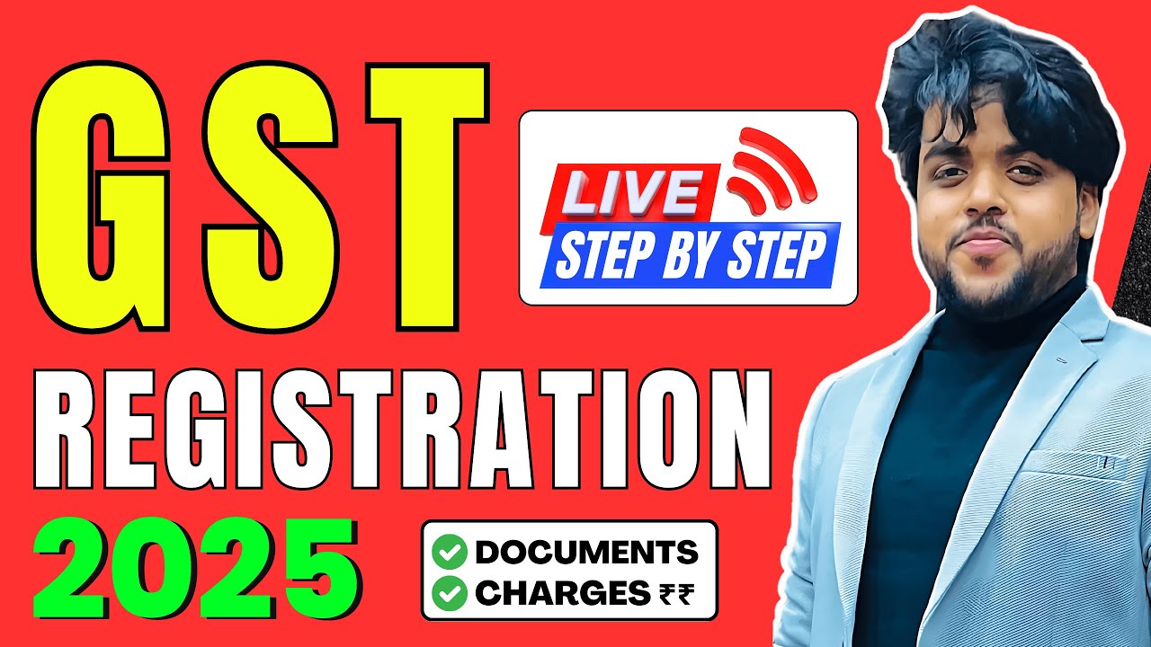 🔥 GST Registration New Process 2025 | GST Number कैसे ले | GST Registration Process in Hindi